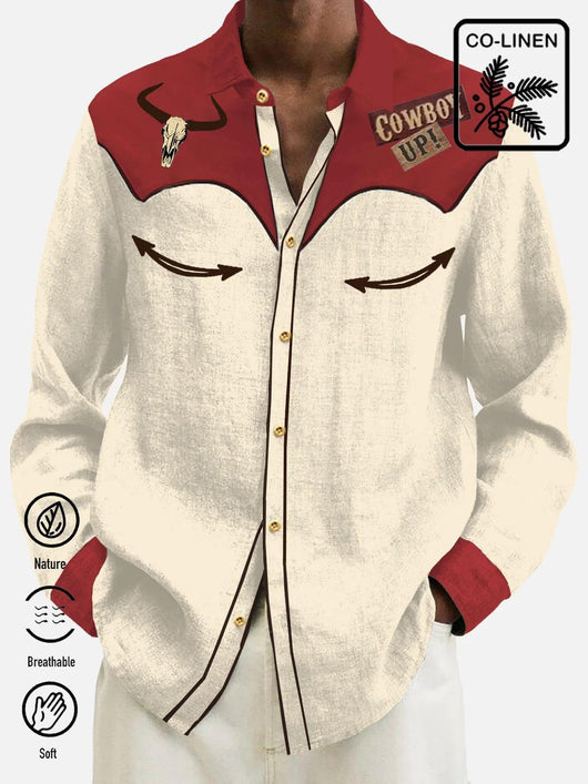 Camisa Suelta Estampada Estilo Western Americano - Image 13