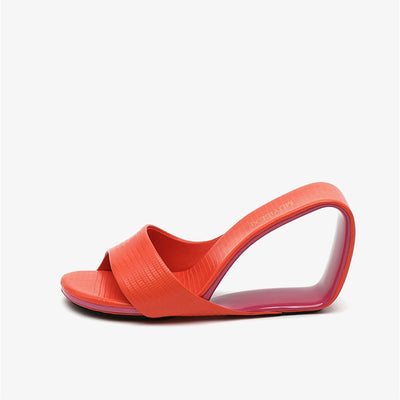 Sandalias Mujer Boca de Pez con Cuña Hueca y Tacón Medio - Image 10
