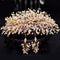 Earrings Golden Headpiece