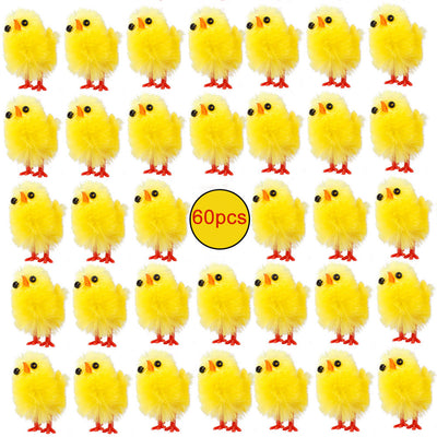 Pollitos Decorativos de Pascua 60 Piezas 3cm - Image 8