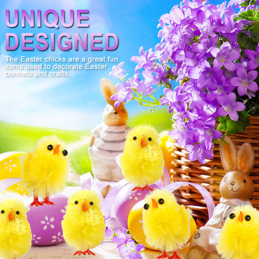 Pollitos Decorativos de Pascua 60 Piezas 3cm - Image 9