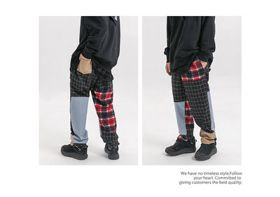 Pantalones Casuales con Costuras de Contraste - Image 7