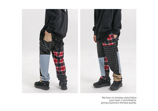 Pantalones Casuales con Costuras de Contraste - Image 7