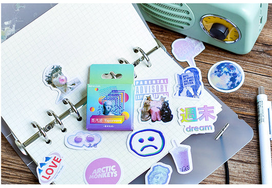 Colección de 46 Stickers Adhesivos Decorativos - Image 8
