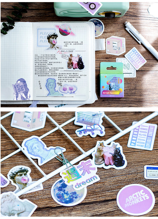 Colección de 46 Stickers Adhesivos Decorativos - Image 11