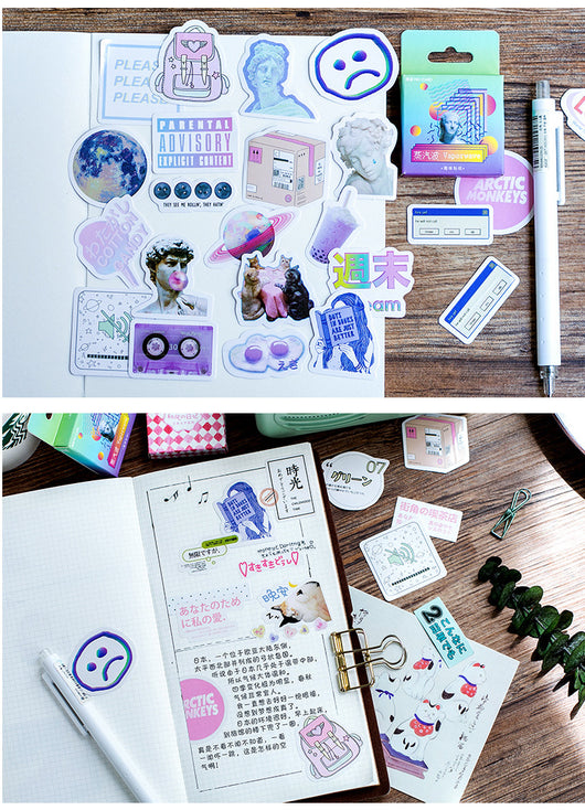 Colección de 46 Stickers Adhesivos Decorativos - Image 12