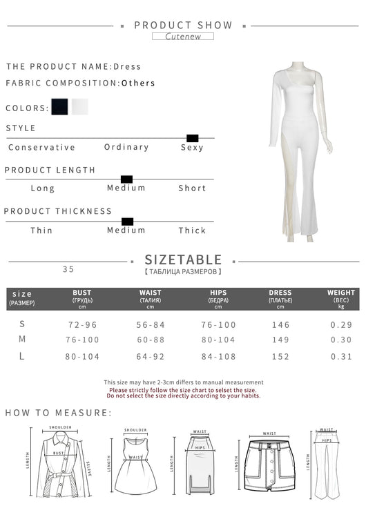 Jumpsuit Elegante de Manga Larga con Hombro Descubierto para Mujer - Image 7