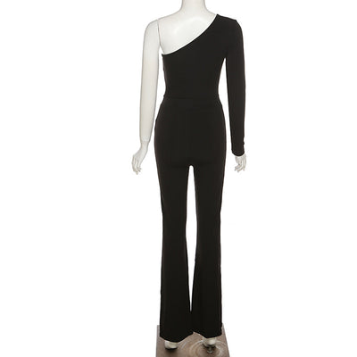 Jumpsuit Elegante de Manga Larga con Hombro Descubierto para Mujer - Image 14