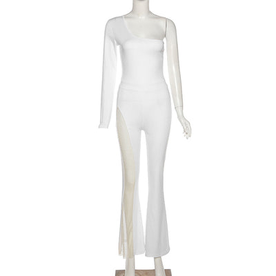 Jumpsuit Elegante de Manga Larga con Hombro Descubierto para Mujer - Image 16
