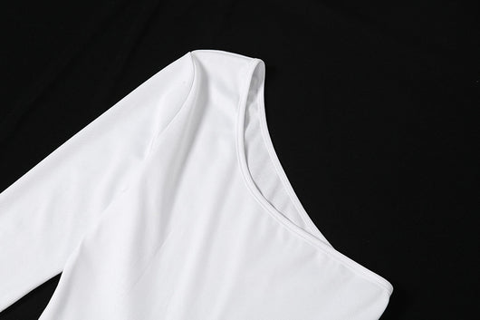Jumpsuit Elegante de Manga Larga con Hombro Descubierto para Mujer - Image 19
