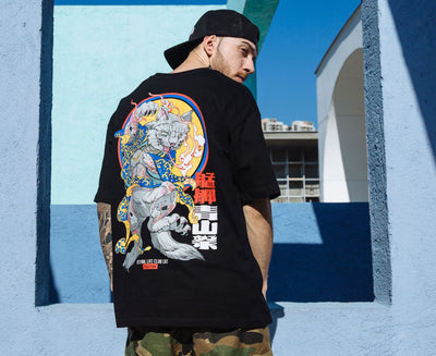 Camiseta Hip Hop Suelta Estampado Mammoth Street Fashion Original - Image 20