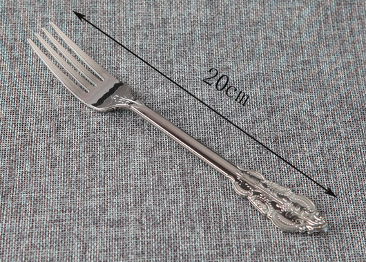 Juego de 10 Cubiertos Desechables Plateados Electrodepositados - Image 14