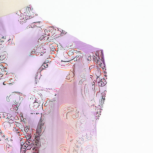 Vestido Ejecutivo Mujer Cuello Alto Ajustado con Detalles en Malla - Image 14