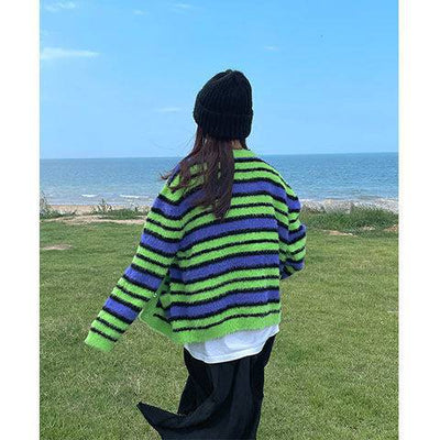 Cardigan de Lana Visón Holgado y Relajado - Image 19