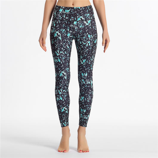 Pantalones de yoga con estampado y tela elástica - Image 25