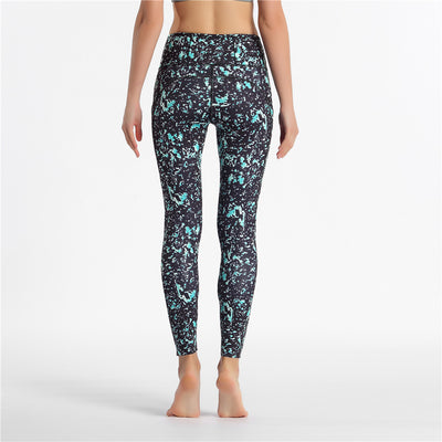 Pantalones de yoga con estampado y tela elástica - Image 27