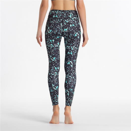 Pantalones de yoga con estampado y tela elástica - Image 27