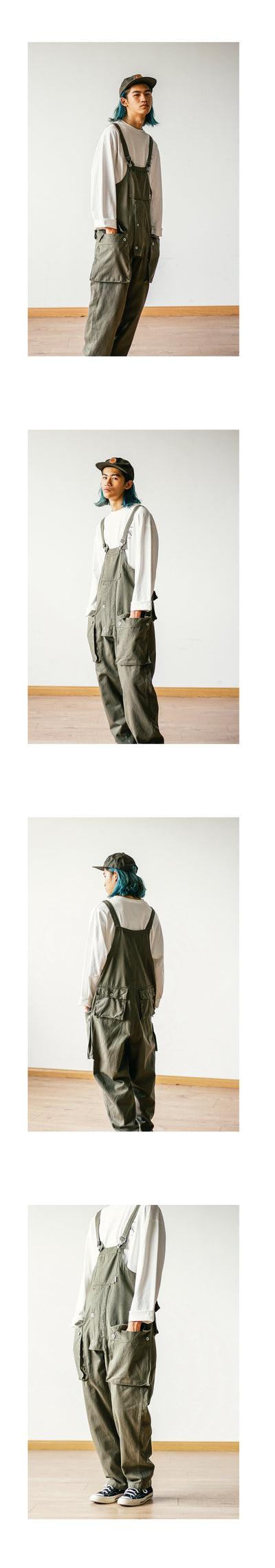 Overol Holgado Cintura Alta Unisex - Image 11