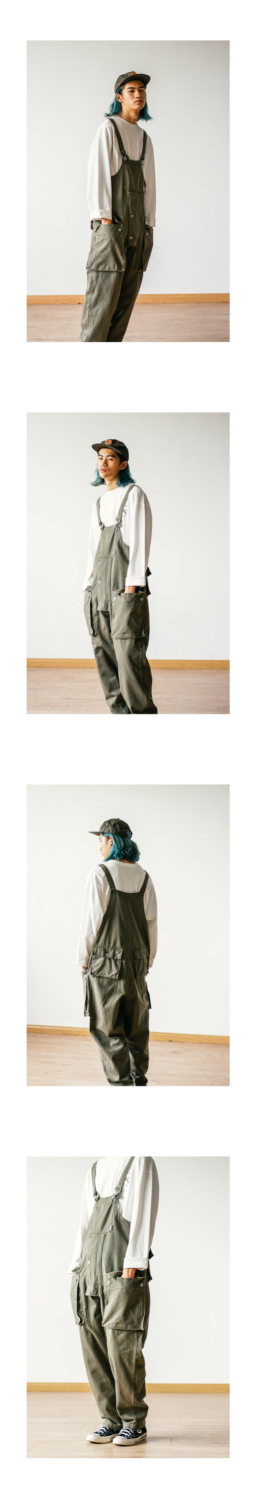 Overol Holgado Cintura Alta Unisex - Image 11