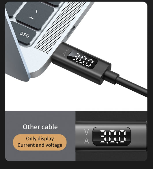 Cable de Carga Rápida PD con Pantalla Digital y Transferencia de Datos - Image 11