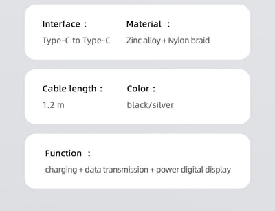 Cable de Carga Rápida PD con Pantalla Digital y Transferencia de Datos - Image 19