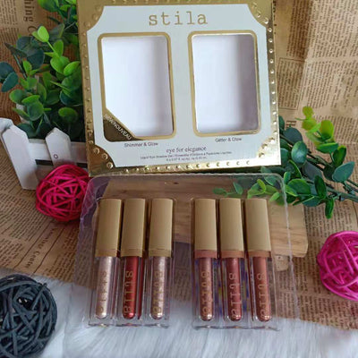 Paleta de 6 Sombras Perladas Brillantes en Formato Lápiz - Image 4