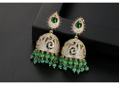 Aretes con Micro Incrustaciones de Circonio Estilo Europeo y Americano - Image 9