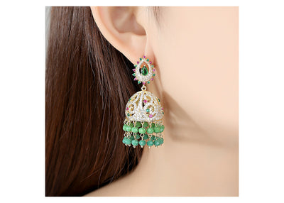 Aretes con Micro Incrustaciones de Circonio Estilo Europeo y Americano - Image 10