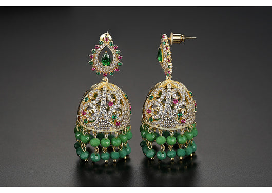 Aretes con Micro Incrustaciones de Circonio Estilo Europeo y Americano - Image 11