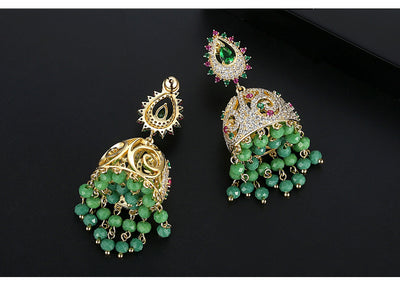 Aretes con Micro Incrustaciones de Circonio Estilo Europeo y Americano - Image 12