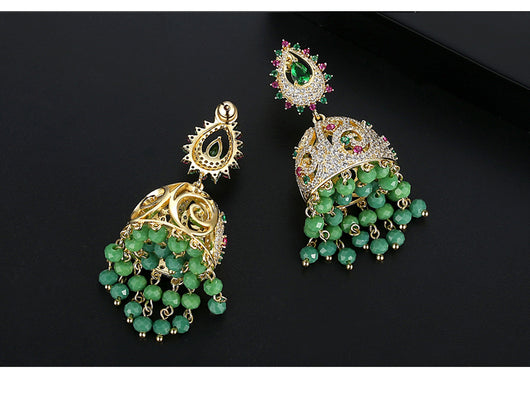 Aretes con Micro Incrustaciones de Circonio Estilo Europeo y Americano - Image 12