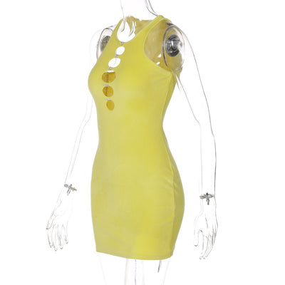Vestido Elegante para Mujer con Escote Redondo y Detalles Recortados - Image 32