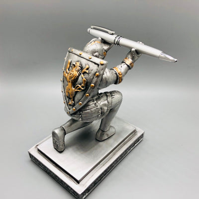 Organizador de Escritorio Ejecutivo Diseño Caballero Soldado - Image 19