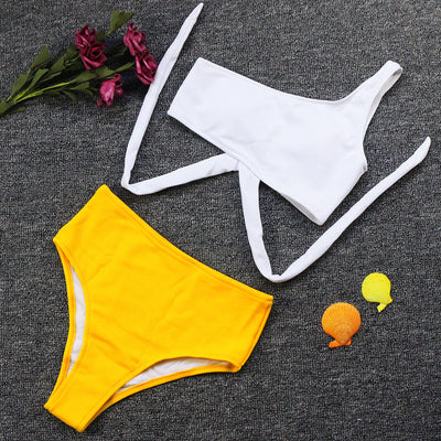 Bikini Asimétrico Sexy con Tirante Único - Image 13