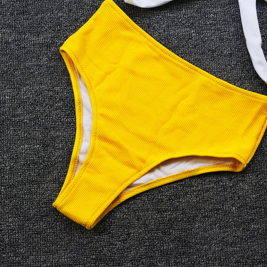 Bikini Asimétrico Sexy con Tirante Único - Image 15