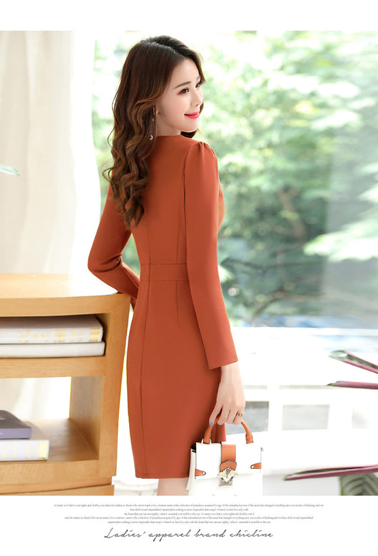 Vestido Elegante Midi con Capucha - Diseño Sólido y Moderno - Image 26