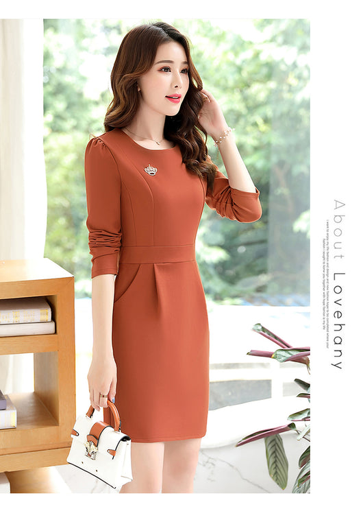 Vestido Elegante Midi con Capucha - Diseño Sólido y Moderno - Image 27