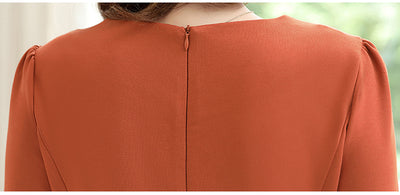 Vestido Elegante Midi con Capucha - Diseño Sólido y Moderno - Image 35
