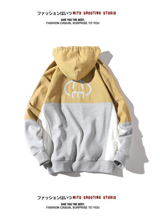 Sudadera con Capucha de Contraste Oversize para Hombre - Algodón Premium - Image 9
