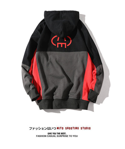 Sudadera con Capucha de Contraste Oversize para Hombre - Algodón Premium - Image 11