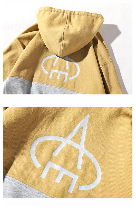 Sudadera con Capucha de Contraste Oversize para Hombre - Algodón Premium - Image 16