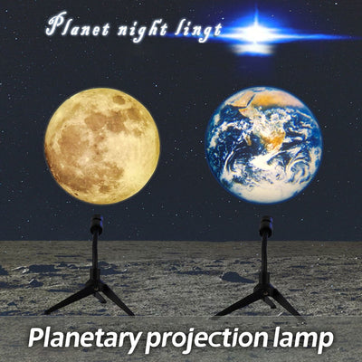 Lámpara Proyector 2 en 1 Tierra y Luna con Soporte Giratorio 360° - Image 10
