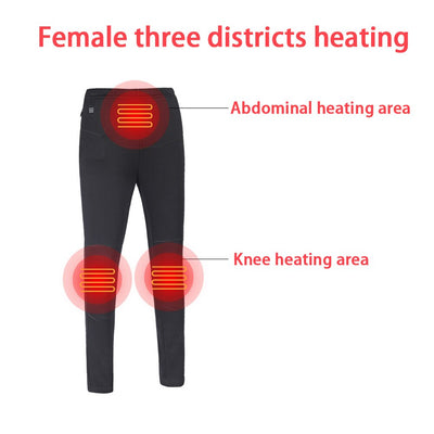Pantalones Térmicos Calefactables USB para Senderismo y Deportes de Invierno - Image 11