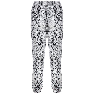 Pantalones Sueltos Estampado Serpiente con Efecto Adelgazante - Image 15