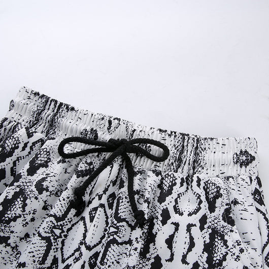 Pantalones Sueltos Estampado Serpiente con Efecto Adelgazante - Image 16