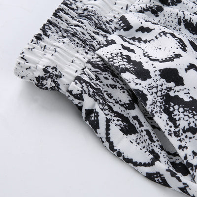 Pantalones Sueltos Estampado Serpiente con Efecto Adelgazante - Image 17
