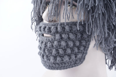 Gorro Tejido Invernal con Barba Desmontable - Sombrero Divertido Unisex - Image 6