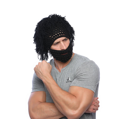 Gorro Tejido Invernal con Barba Desmontable - Sombrero Divertido Unisex - Image 10