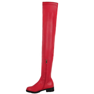 Botas Largas Elásticas de PU para Mujer - Image 10