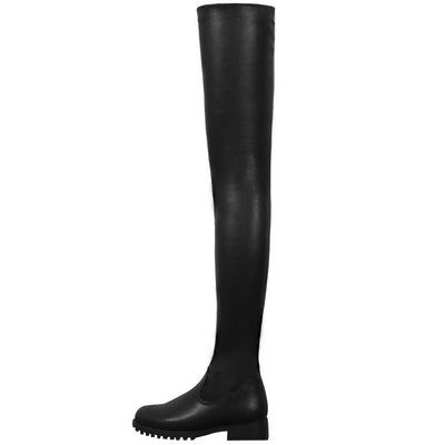 Botas Largas Elásticas de PU para Mujer - Image 11